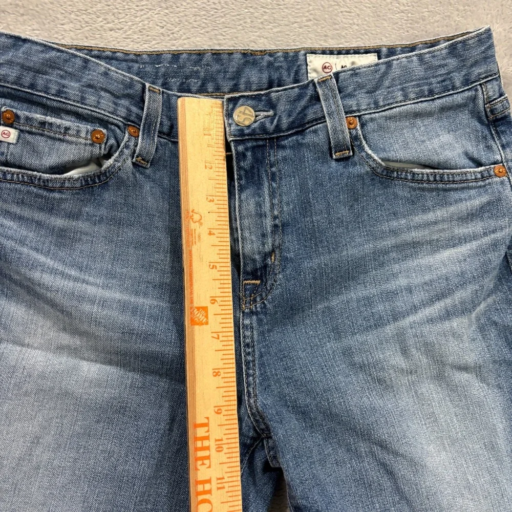 AG Adriano‎ Goldschmied Shorts Cut Off JEANS Womens Size 28R Blue Denim Raw Hem